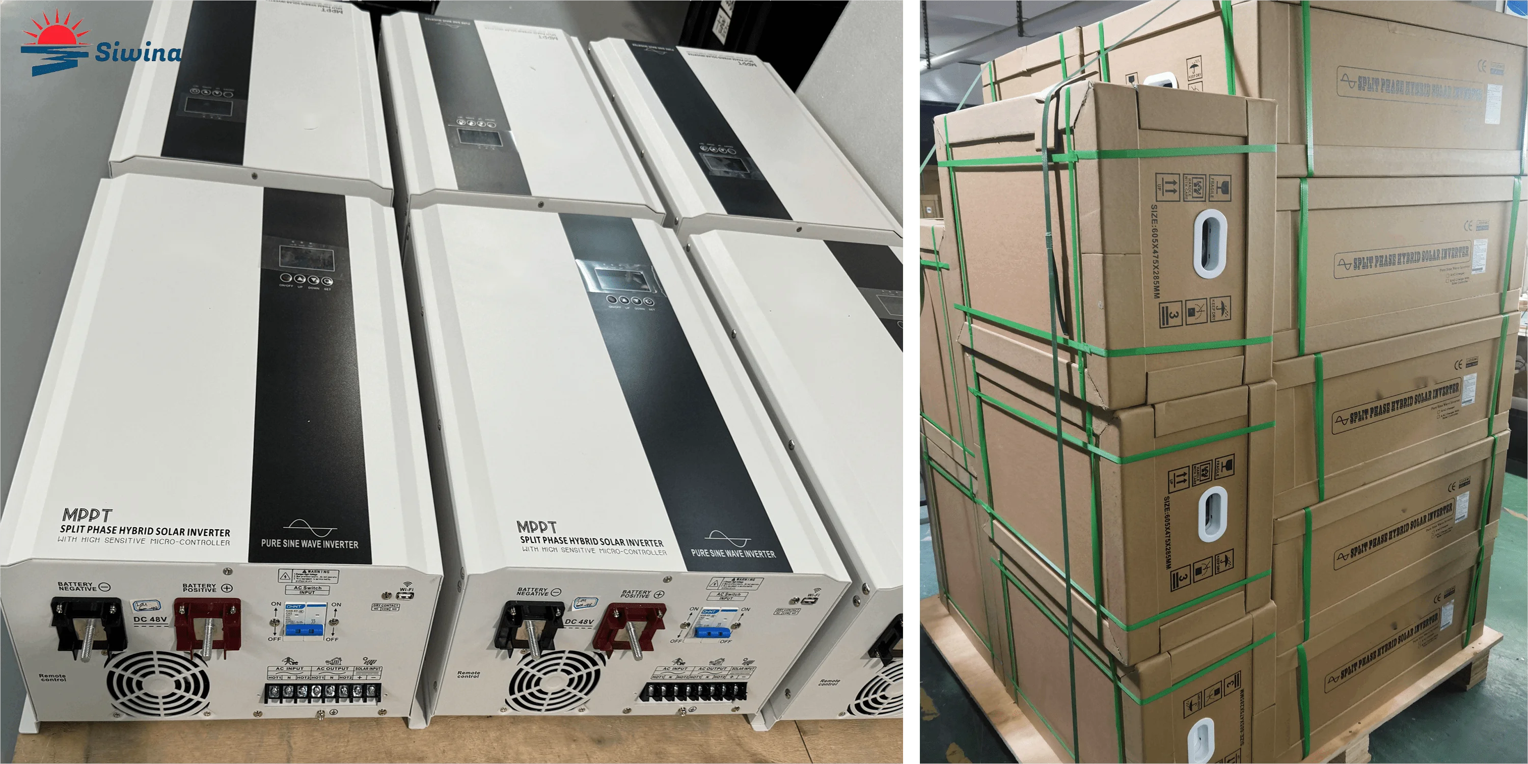 stable good quality 4kw 6kw pure sine wave split phase hybrid inverter