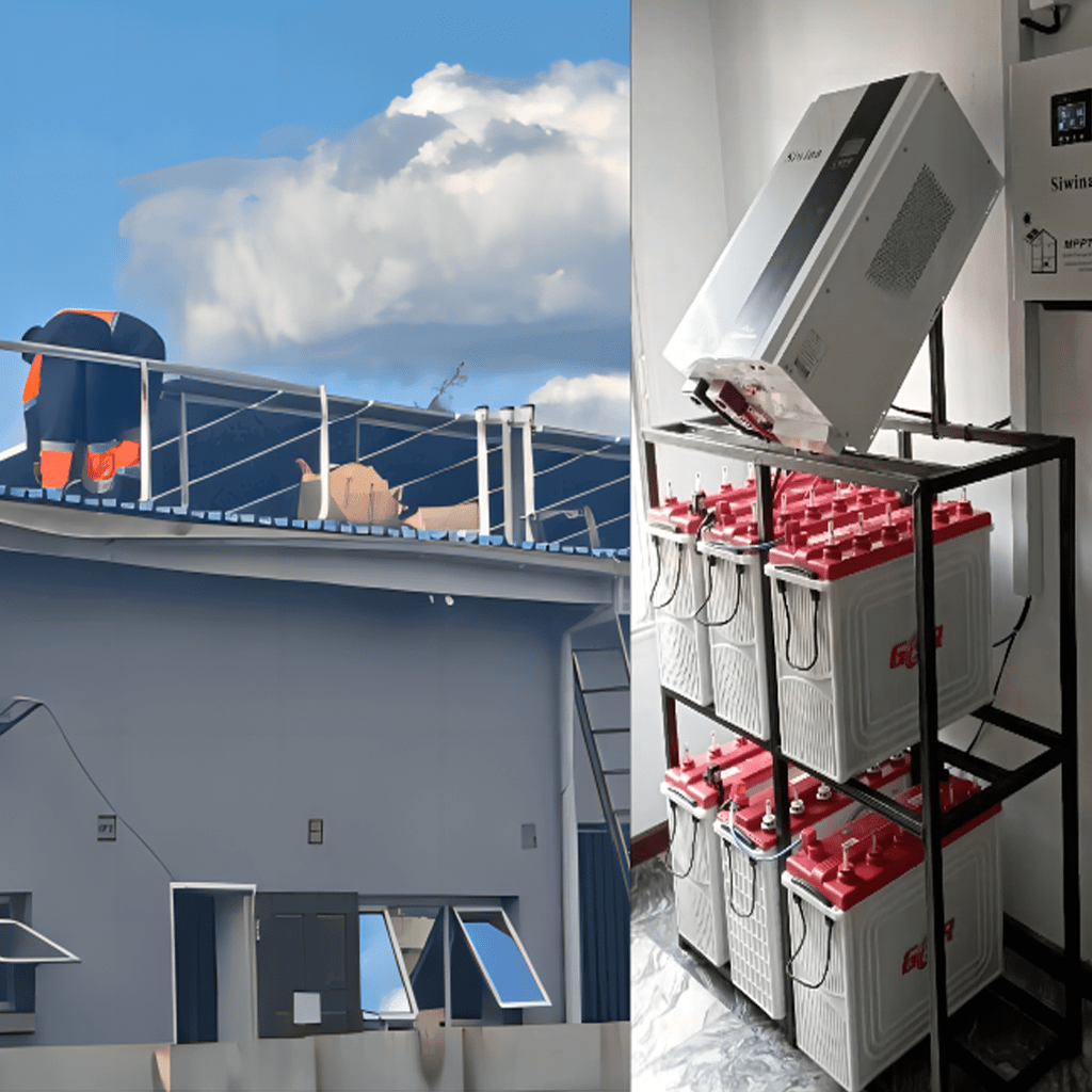 solar power system solar inverrterr install min