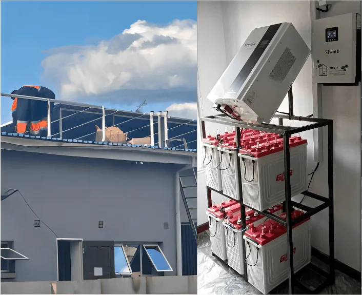 install solar project case min