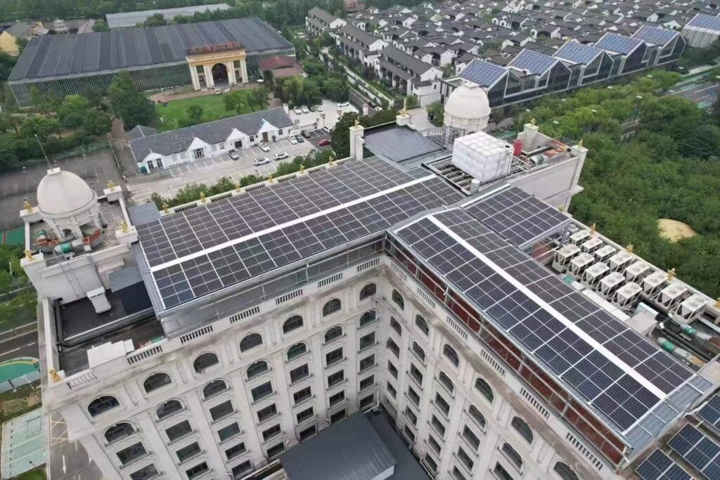 solar system big project for village for factory